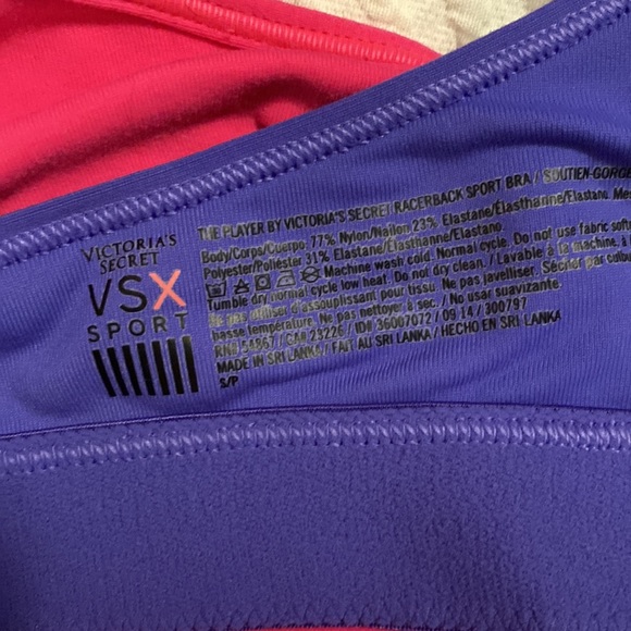 2 Victoria Secret Player Sports Bra - Picture 3 of 4